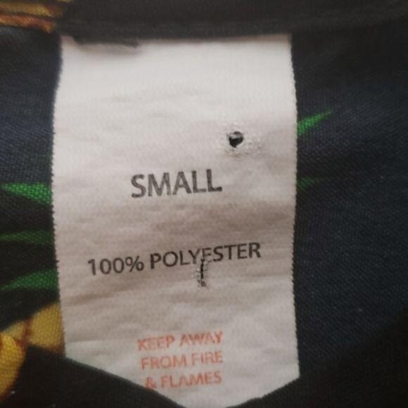 Pineapple Print Spaghetti Strap Dress size S - Picture 4 of 7